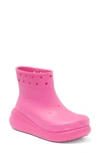 Crocs Crush Rain Boots In Pink