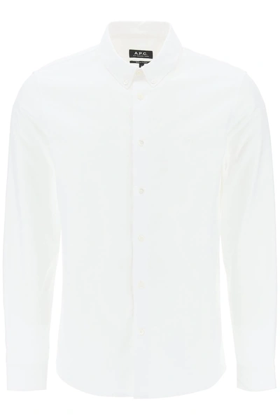 Apc A.p.c. Button-down Shirt In White