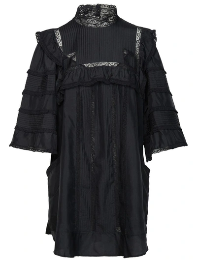 ISABEL MARANT ISABEL MARANT BLACK SILK DRESS