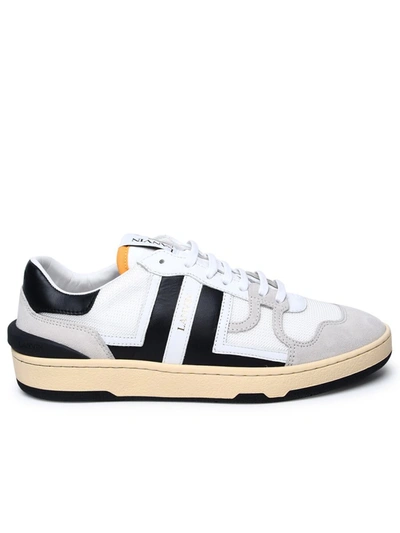 LANVIN LANVIN LEATHER LOW CLAY SNEAKER