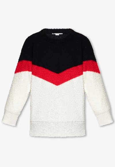 Stella Mccartney Casentino Wool-blend Sweater In Multicolor