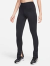 NIKE NIKE ONE HIGH WAISTED SPLIT-HEM LEGGINGS