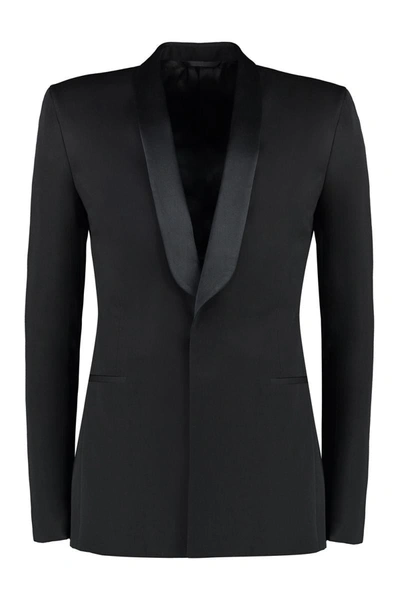 Givenchy Single-breasted One Button Jacket In Black