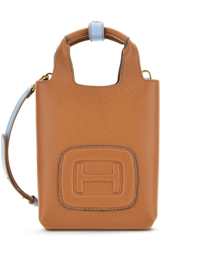 HOGAN HOGAN H-BAG MINI LEATHER TOTE BAG