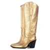 TORAL ANA GALAXY TALL BOOTS IN GOLD