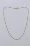 Diana M. 14 Kt Yellow Gold, 16" 4 Prong Diamond Tennis Necklace Featuring 2.25 Cts Tw Round Diamonds In Yellow