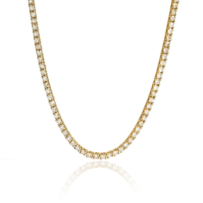 Diana M. Fine Jewelry 14k 3.00 Ct. Tw. Diamond Necklace In Yellow