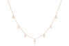 Diana M. 14 Kt White Gold, 17" Diamonds-by-the-yard Necklace Featuring 0.75 Cts Tw Round Diamonds In White
