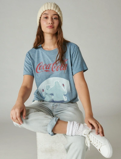Lucky Brand Women's Coca-cola Bears T-shirt In Blue
