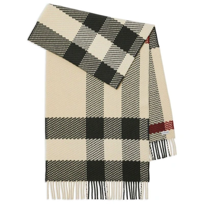 Burberry Scarves In Neutrals/black
