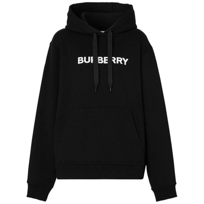 Burberry Poulter Hoodie In Black