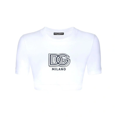 Dolce & Gabbana T-shirt Con Logo In White