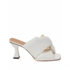 Jw Anderson J.w. Anderson Chain Twist Leather Mules In White