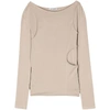 Low Classic Layered-design Top In Green