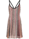 MISSONI MISSONI STRIPED SHORT DRESS