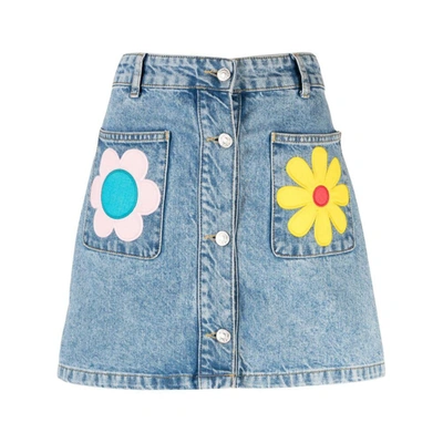 Moschino Jeans Skirts In Blue