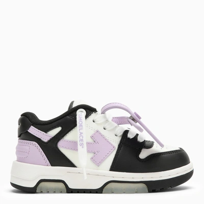 OFF-WHITE OUT OF OFFICE BLACK/LILAC TRAINERS