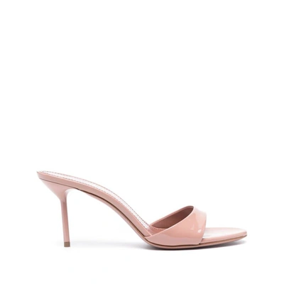 Paris Texas Lidia Stiletto Heel Mules In Pink