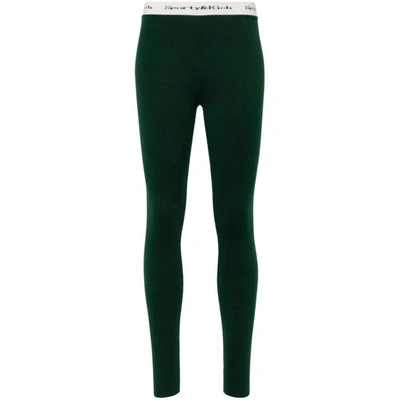 Sporty And Rich Sporty & Rich Pants In Green
