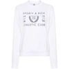 Sporty And Rich Srac Sweatshirt Mit Logo-print In White