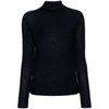 Theory Haigh Neck Sweater In Blue