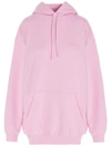 Balenciaga Logo Hoodie In Pink