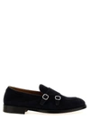 Doucal's Man Loafers Midnight Blue Size 9 Leather In Blue