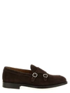 Doucal's Suede Derby Straps Lace Up Shoes Brown In Brown