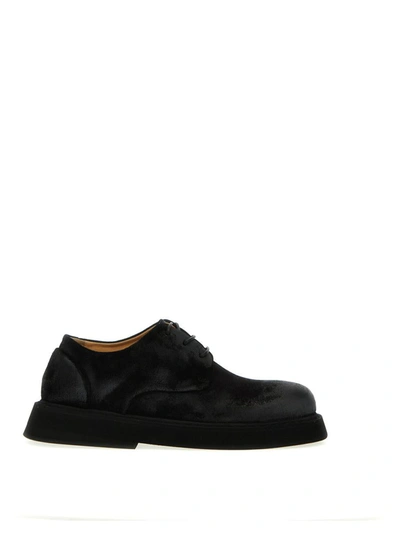 Marsèll Micarro Leather Derby Shoes In Negro