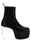 RICK OWENS RICK OWENS 'MINIMAL GRILL PLATFORMS' ANKLE BOOTS
