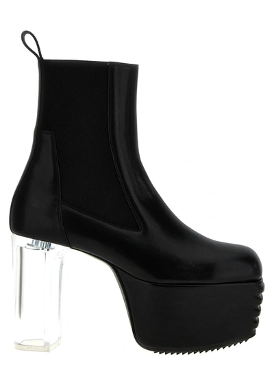 RICK OWENS RICK OWENS 'MINIMAL GRILL PLATFORMS' ANKLE BOOTS