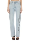 ALEXANDER WANG T T BY ALEXANDER WANG EZ LOGO JEANS AND CUT-OUT