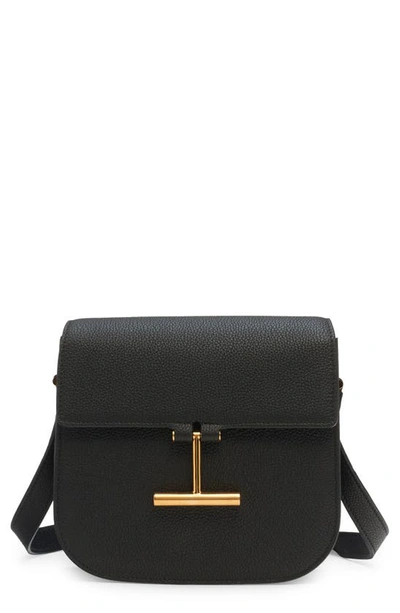 Tom Ford Medium Tara Leather Crossbody Bag In Black