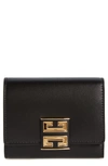 GIVENCHY 4G LEATHER TRIFOLD WALLET