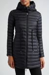 Moncler Barbel Hooded Quilted Down Puffer Parka In Black