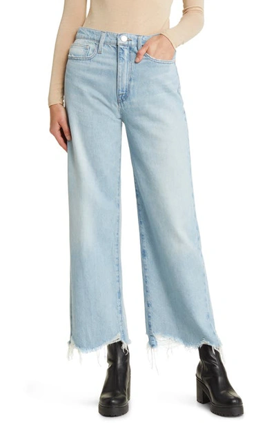 Frame Le Jane Wide Crop Jeans In Calm Waters Moder