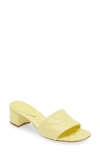 Bottega Veneta Quilted Leather Mule Sandals In Sherbert