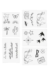 Inked By Dani Destination Temporary Tattoos In Black