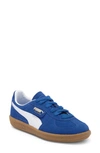 Puma Kids' Big Girls Palermo Casual Sneakers From Finish Line In Cobalt Glaze- White