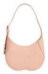 Burberry Small Chess Leather Shoulder Bag In Pink