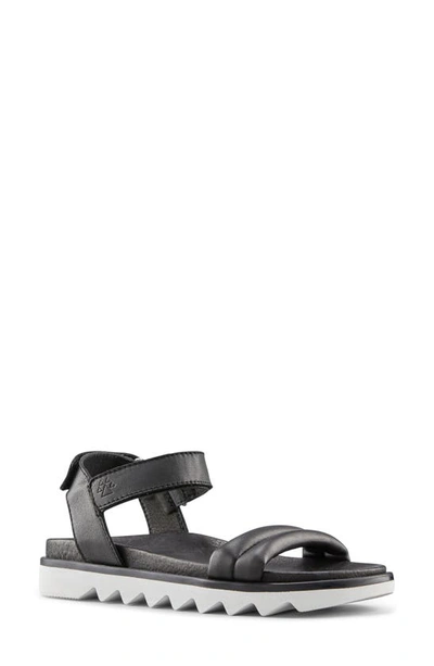 Cougar Nolo Slide Sandal In Black/ White