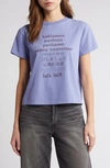 Re/done Classic Let's Talk Tee In Celestial In Celestial