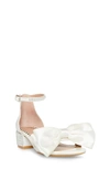 BETSEY JOHNSON KIDS' MADDY ANKLE STRAP BOW SANDAL