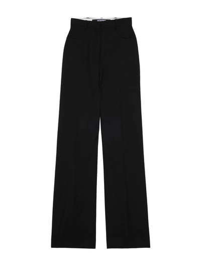 Jacquemus Le Pantalon Sauge In Black