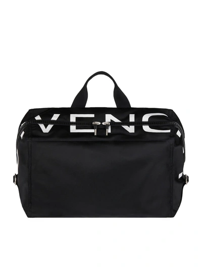 Givenchy Medium Pandora Bag In Nylon In Black