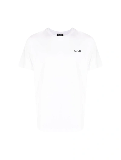 Apc Organic Cotton T-shirt In White