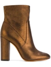 SANTONI SANTONI METALLIC HEELED BOOTS - BROWN,WTVE56324HI2S12238001