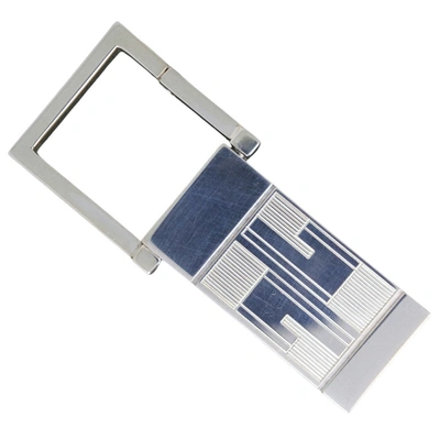 Pre-owned Gucci Kihei Chain Silver Silver Wallet  ()