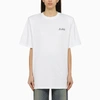 ROTATE BIRGER CHRISTENSEN ROTATE BIRGER CHRISTENSEN OVERSIZE T-SHIRT WITH PADDED SHOULDER STRAPS