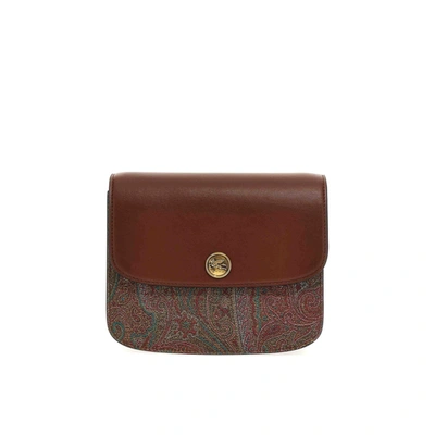 Etro Essential Shoulder Bag In Brown